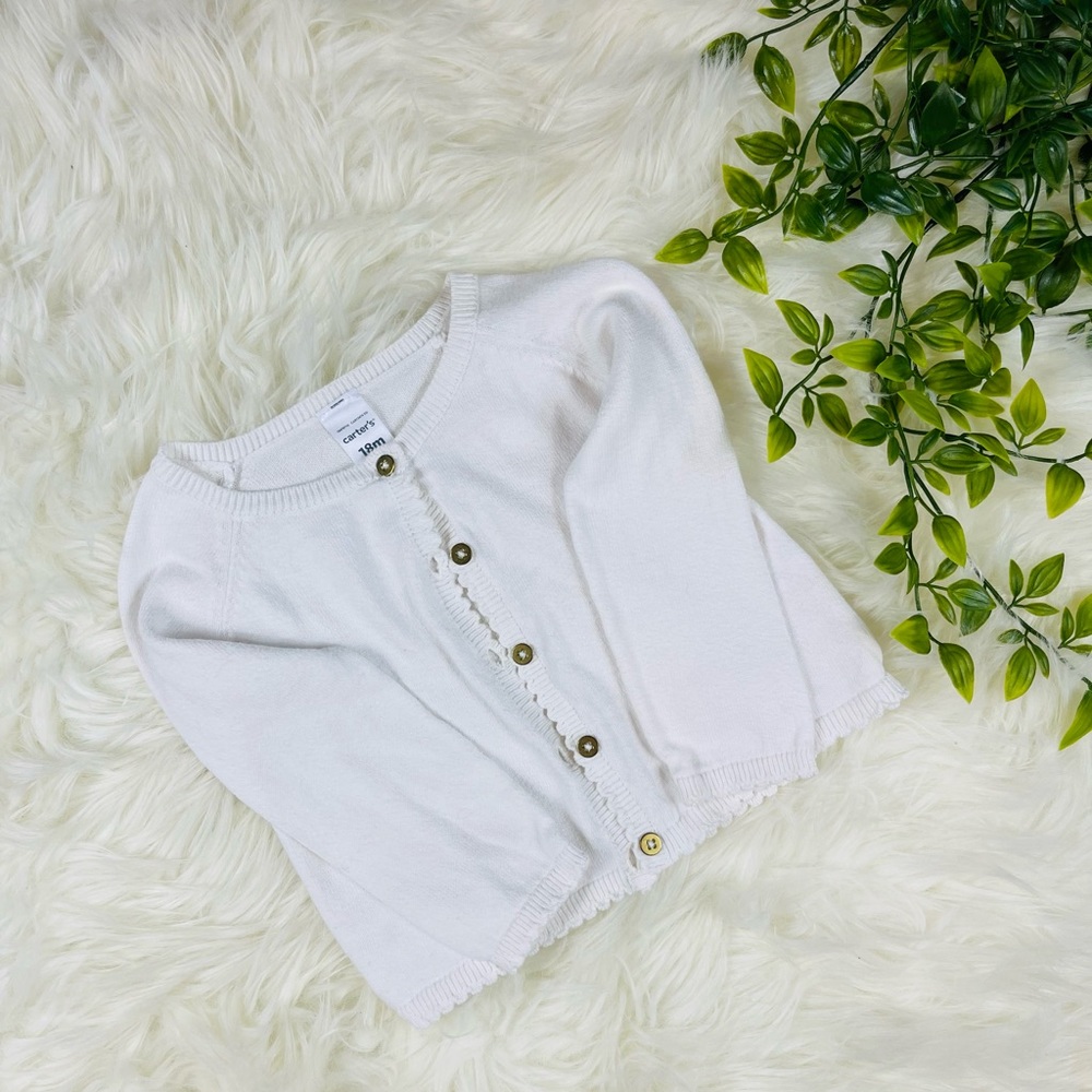 Carter’s White Toddler Sweater